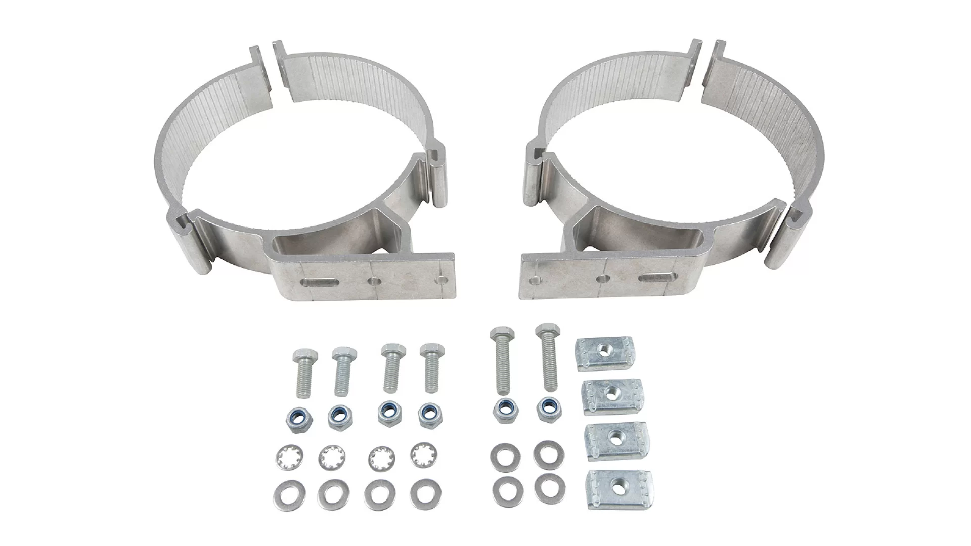 Rhino Rack 150mm Conduit Clamps (x2) - BC2-150 - View 1