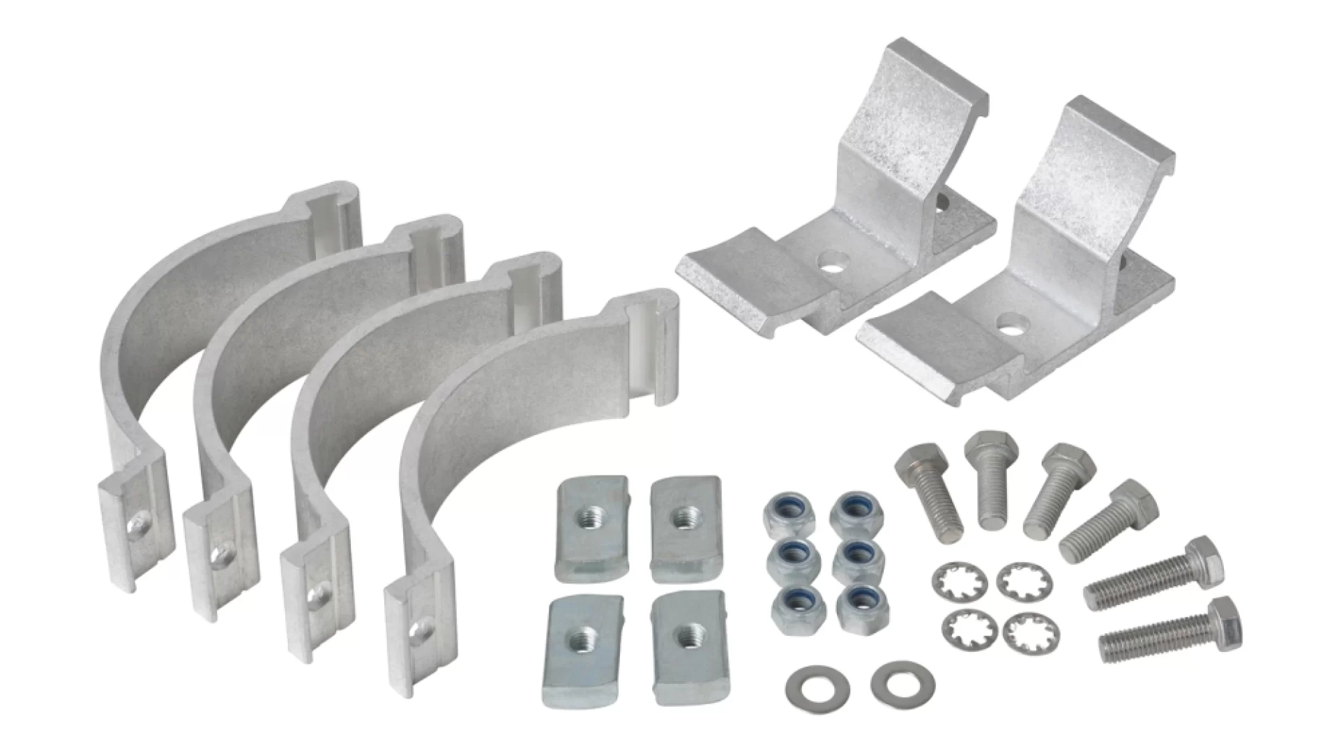 Rhino Rack Conduit Clamp Set - 3 Piece - BC3