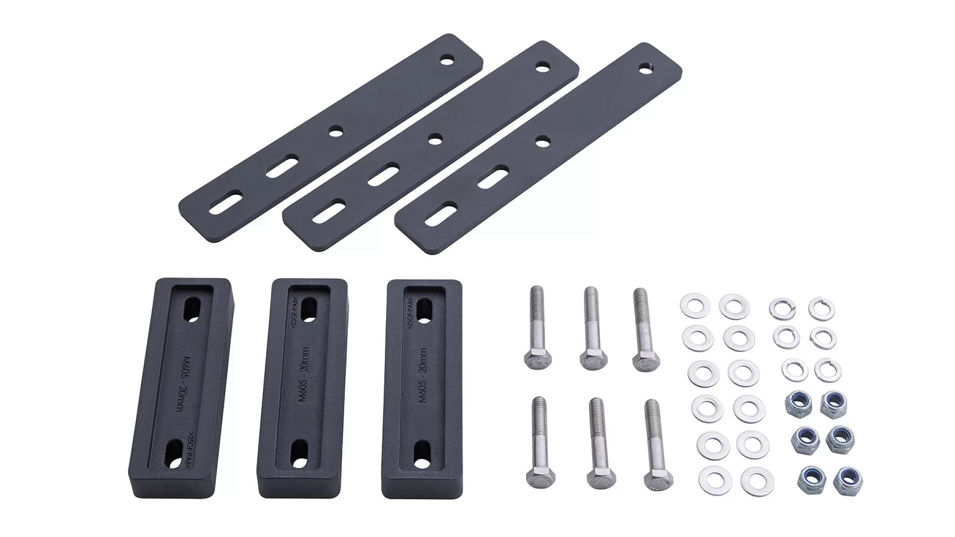Rhino Rack CONDUIT LOWER SIDE BRACKETS (3) BC3-LSB - View 1