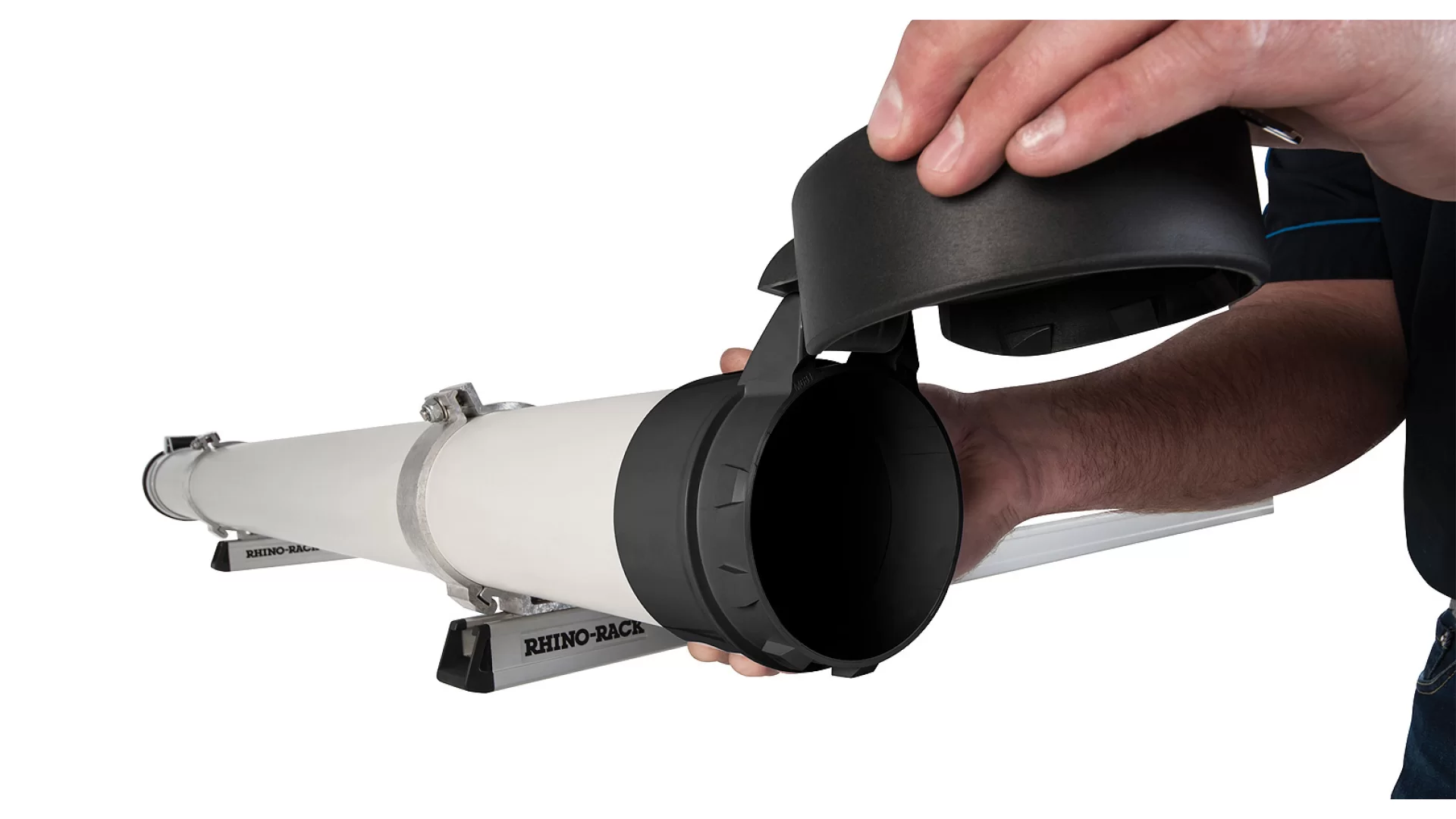 Rhino Rack Conduit Locking End Caps (100mm / 3.9inches) LSE100 - View 2