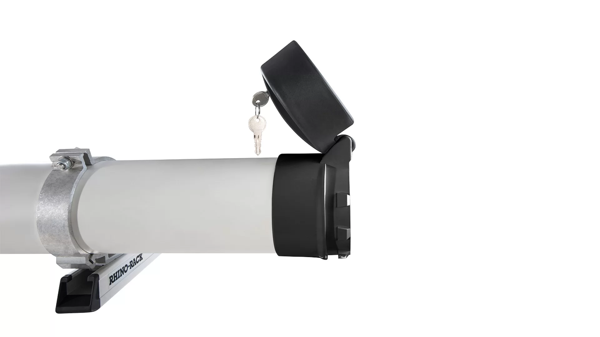 Rhino Rack Single Conduit Locking End Cap (100mm / 3.9inches) - LSE100H - View 4