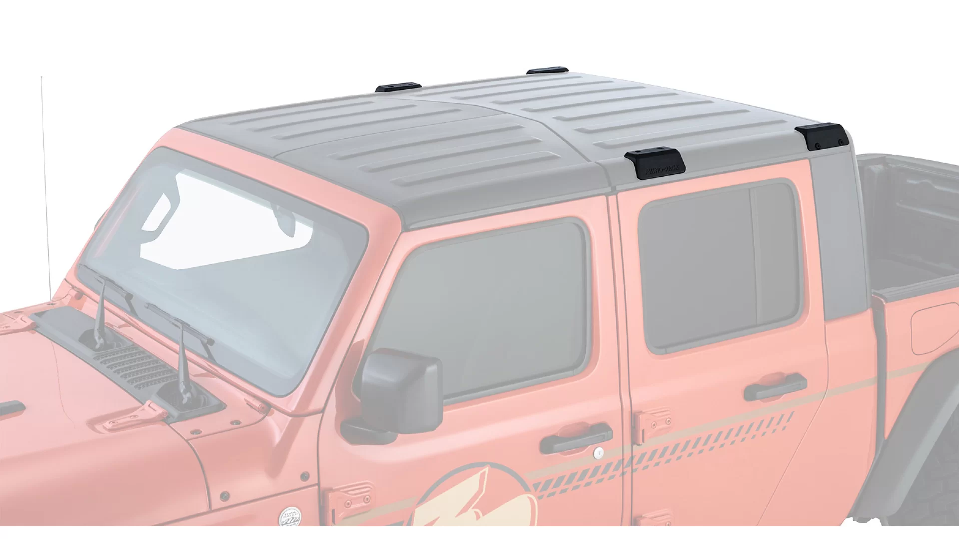 Rhino Rack Backbone Spine 2 Base Mounting System JL Jeep Gladiator (RJTB1)