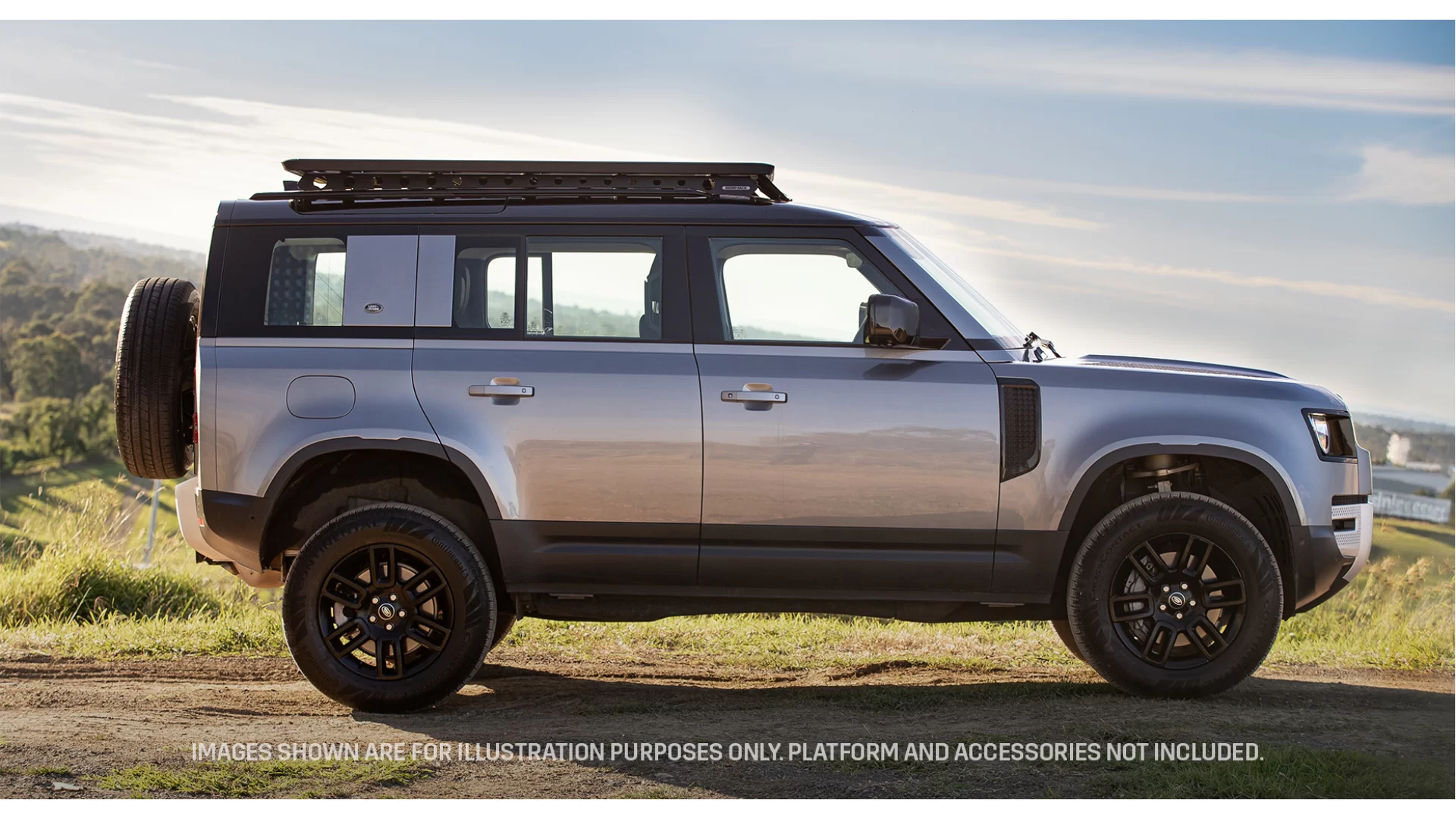 Rhino Rack Backbone Spine Mounting System - LandRover Defender 110 (RLDB1) - View 4