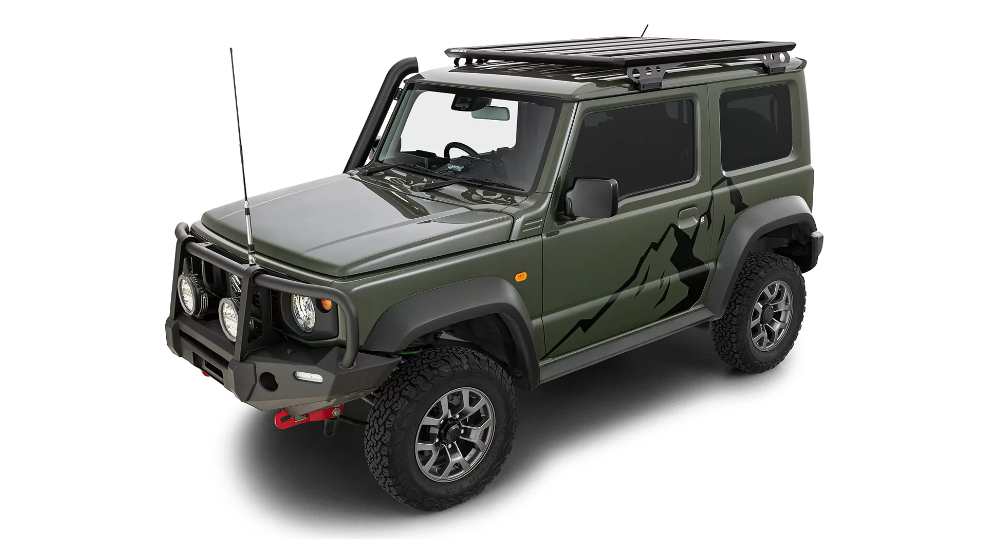 Rhino Rack Jimny Overlanding Kit - Gutter BackBone (ROLS1)