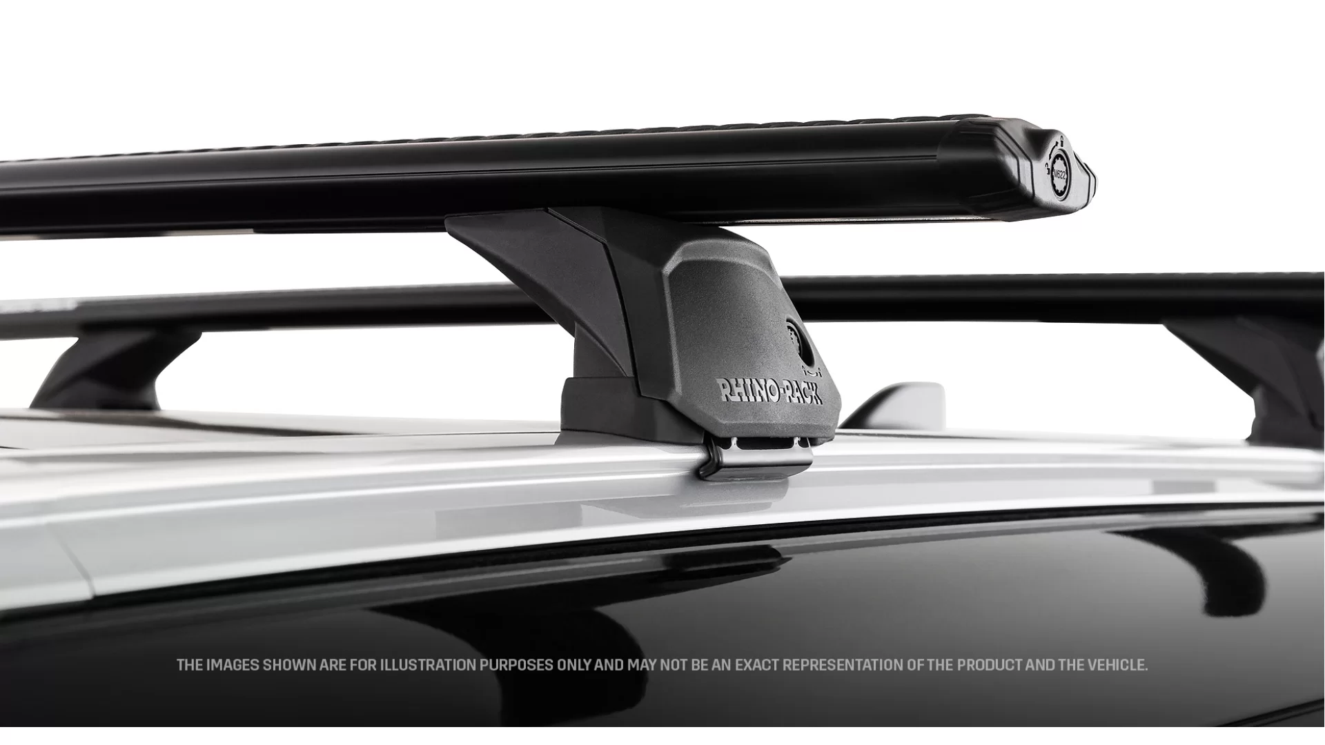 Rhino Rack RX200 Cross Bar Kit for Ford Everest UA Flush Rail - View 2