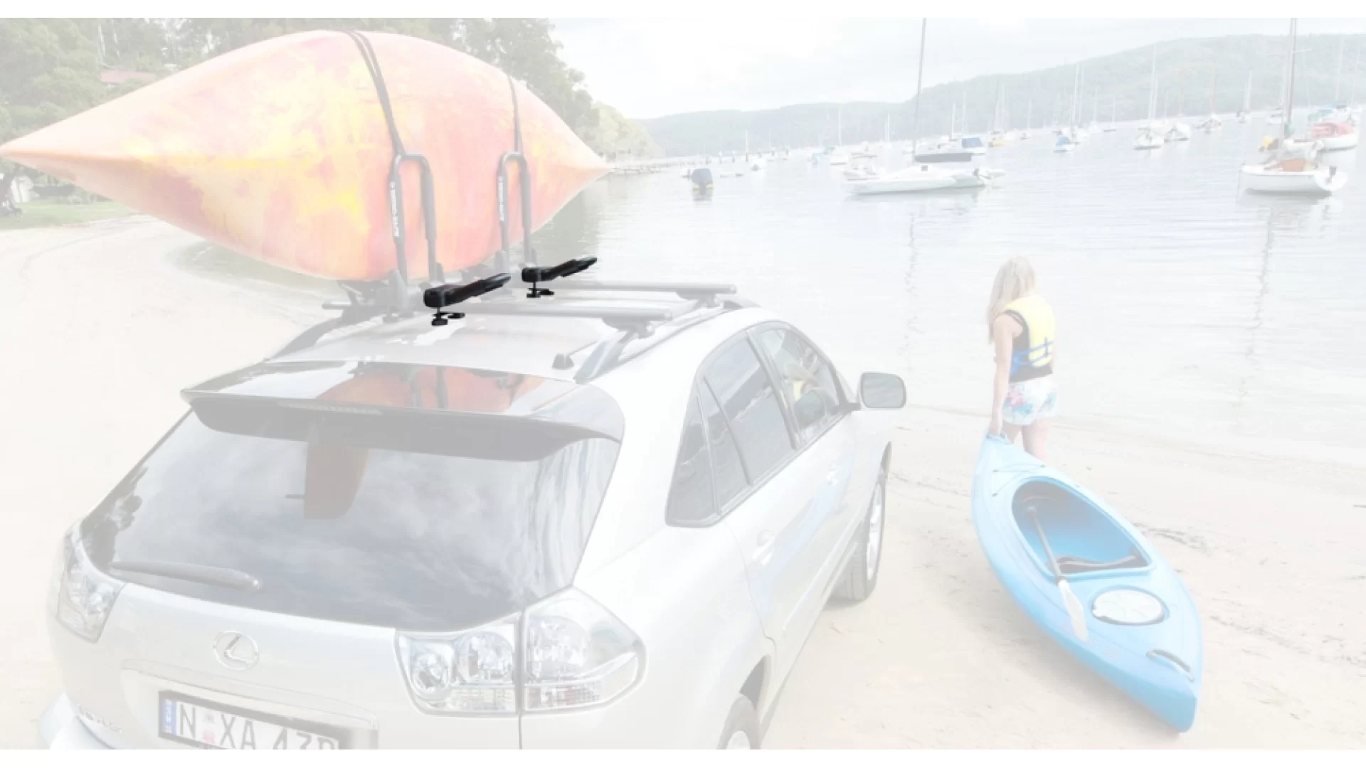 Rhino Rack Folding J Style Kayak Carrier Extension - S512X - View 3