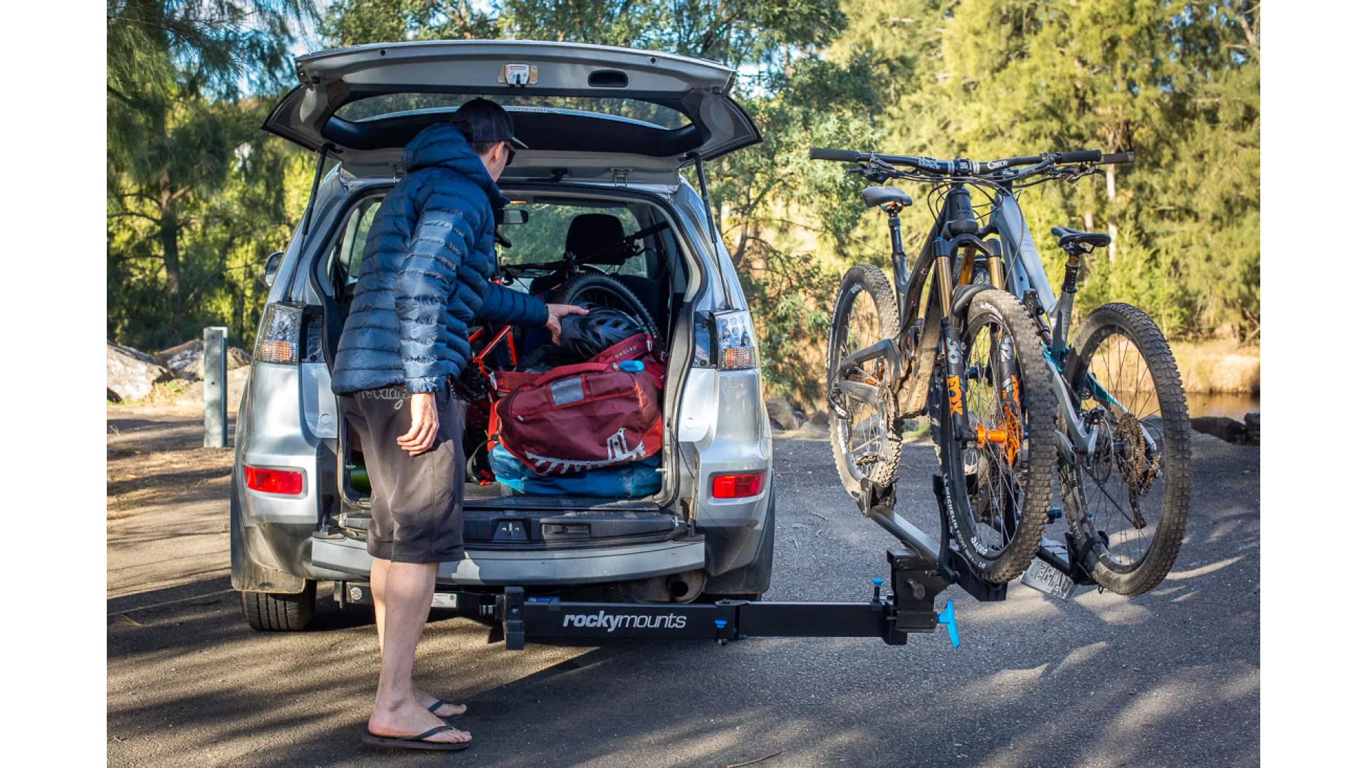 RockyMounts Backstage 2 Bike Hitch Mounted Carrier (10002) - View 3