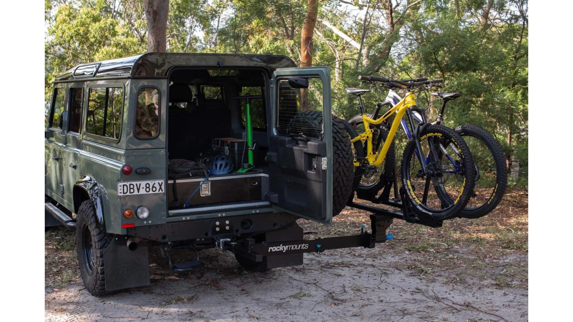 RockyMounts Backstage 2 Bike Hitch Mounted Carrier (10002) - View 1