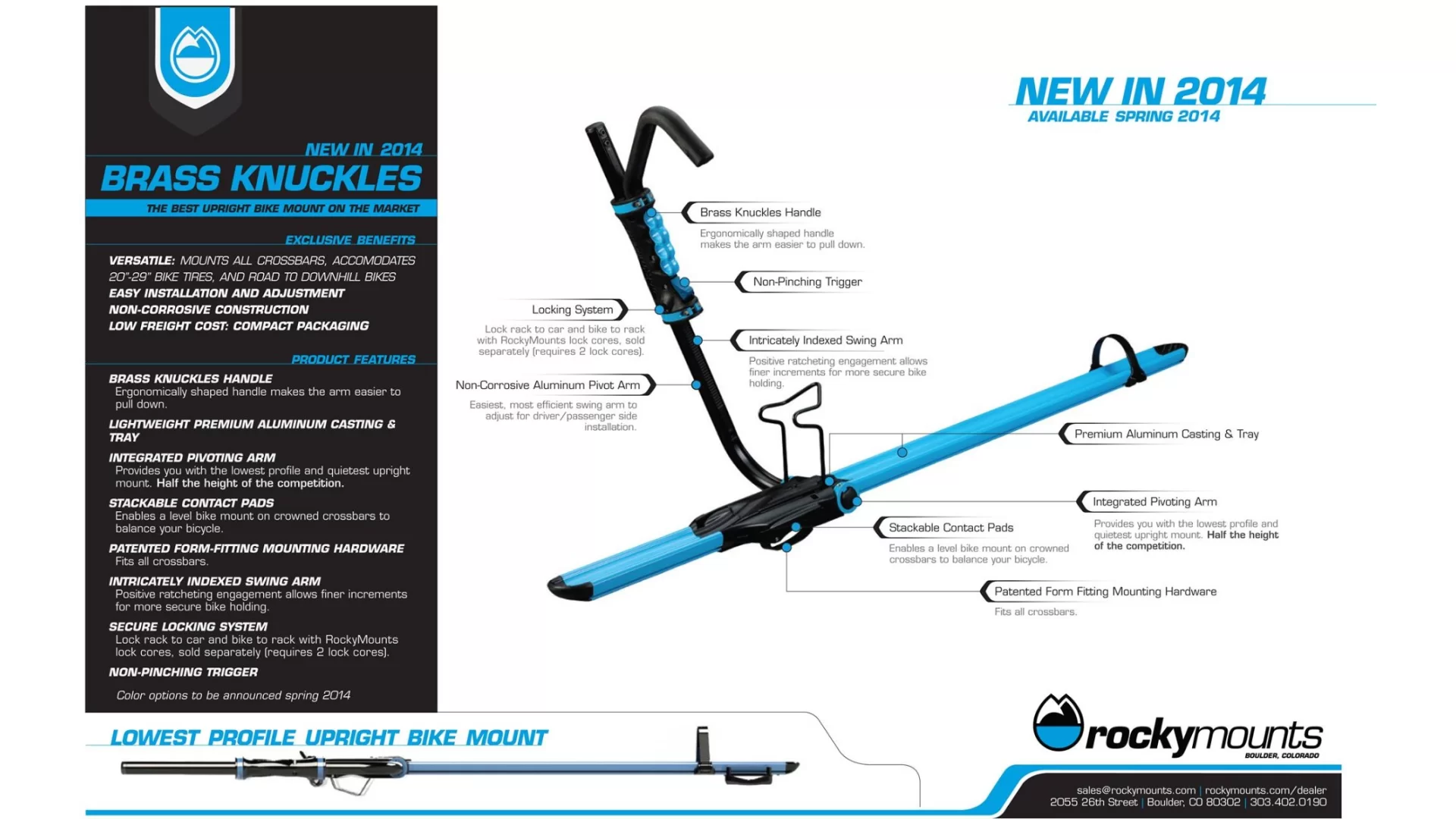 RockyMounts BrassKnuckles Roof Mounted Bike Carrier (12010) - View 9
