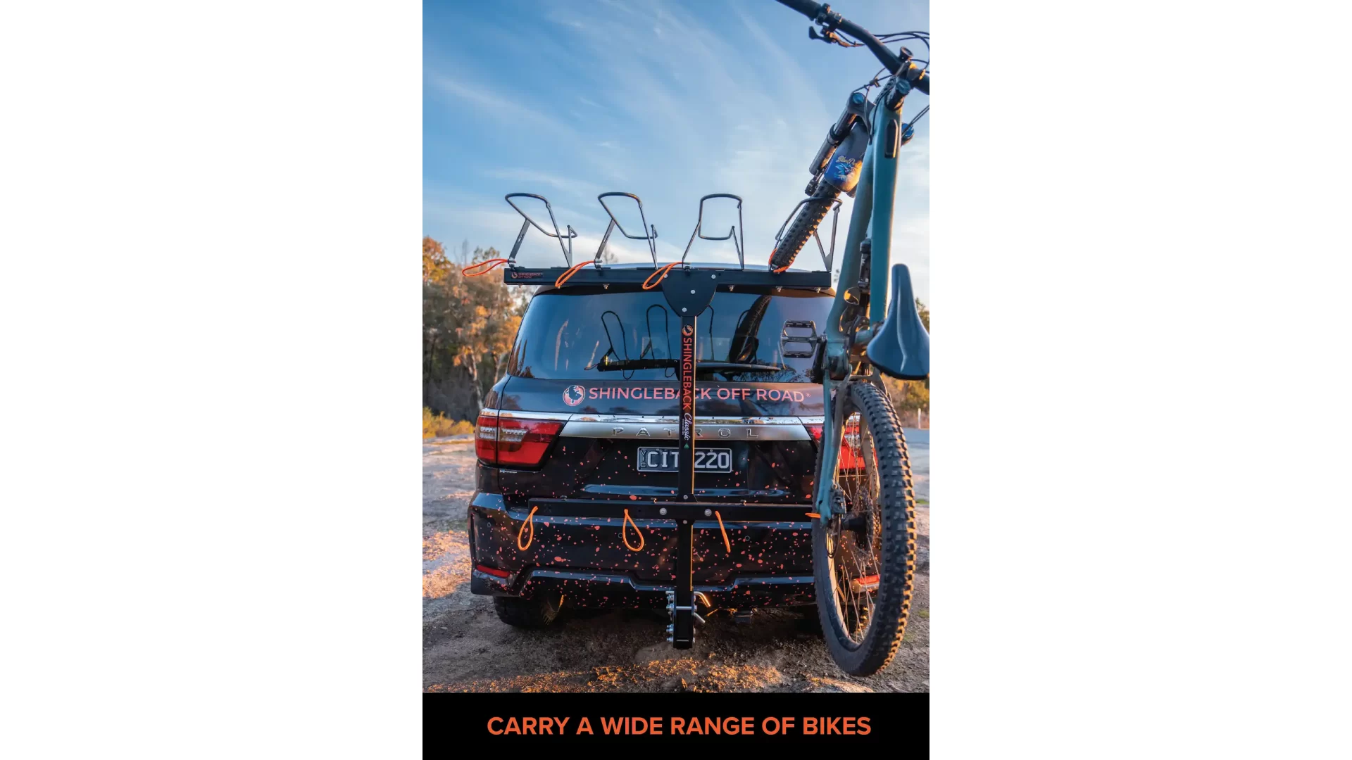 Shingleback Classic Vertical 4 Bike Rack - SBRCLS004 - View 6