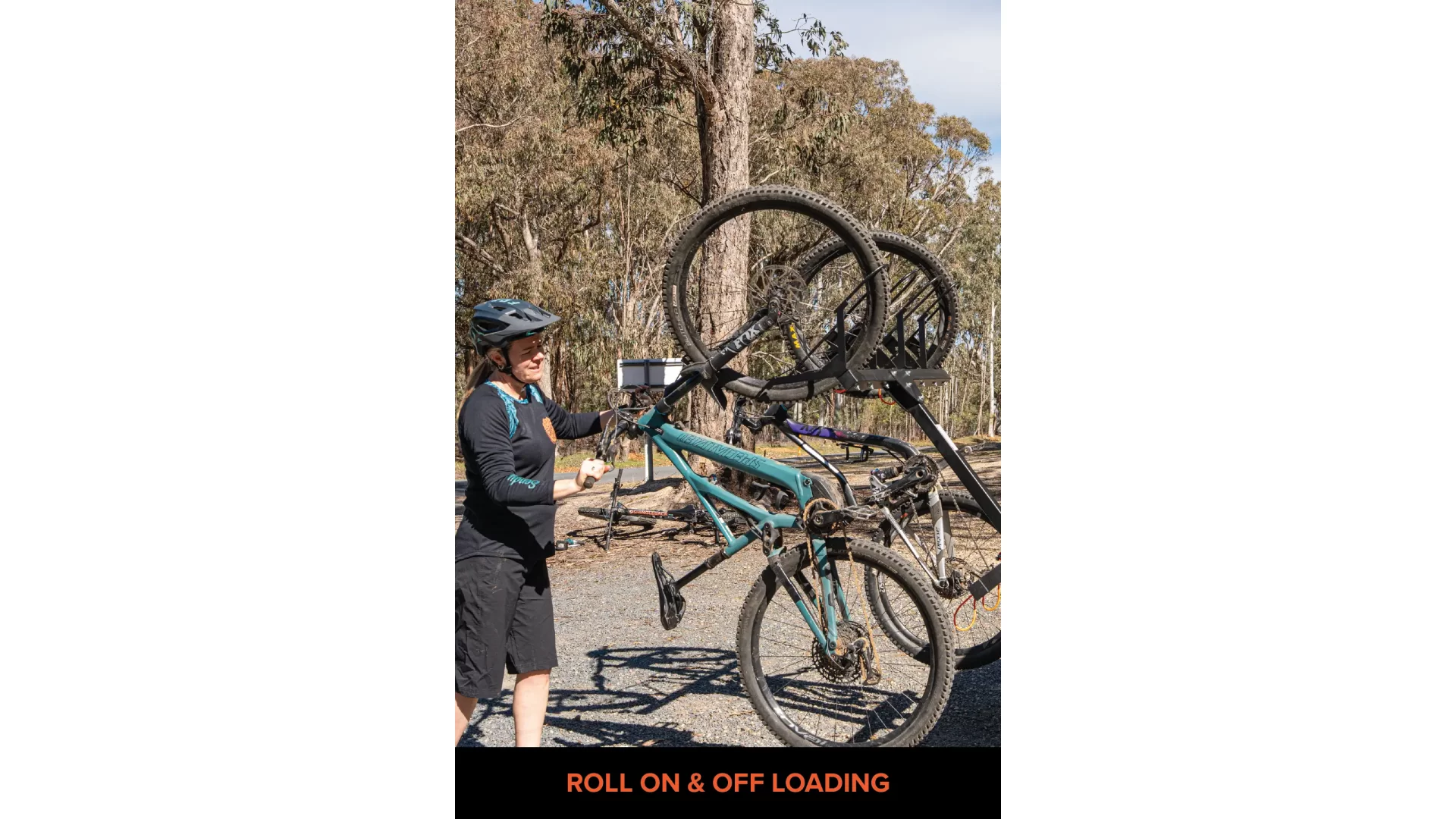 Shingleback Classic Vertical 4 Bike Rack - SBRCLS004 - View 4