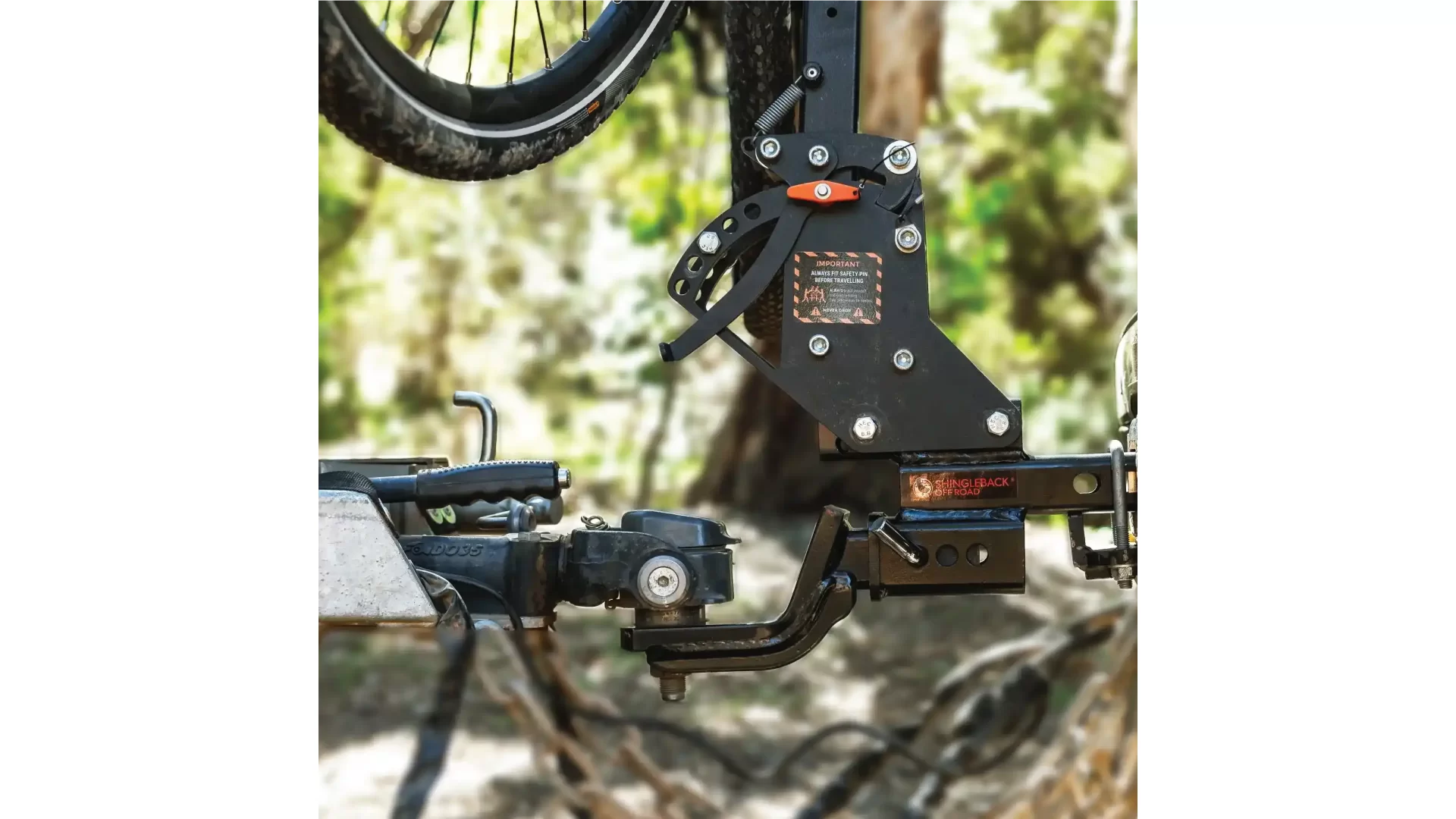 Shingleback Dual Hitch Receiver 50 mm Offset - SBA0059 - View 2