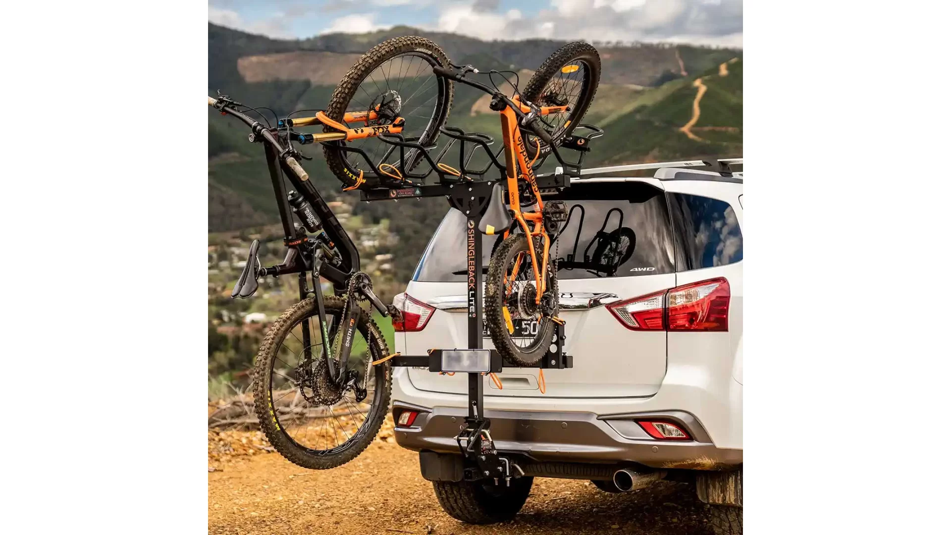 Shingleback Lite Vertical Rack - 4 bike Rack - SBR004