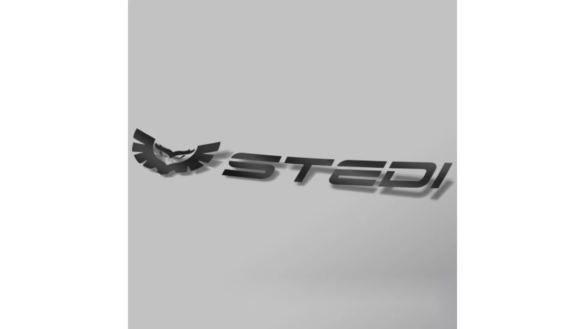 STEDI Banner Sticker 270mm x 40mm (Satin Black)