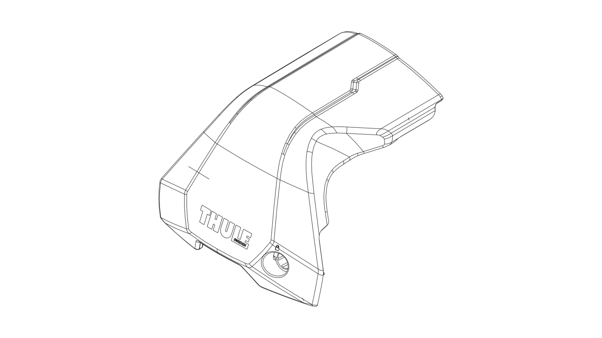 Thule Edge Clamp Front Cover Left (1500054249)