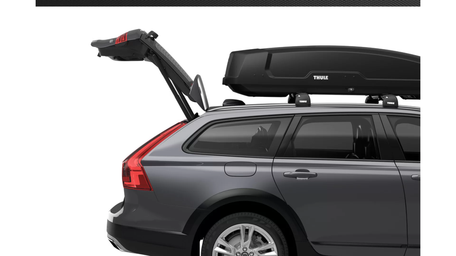 Thule Force XT Sport Matte Black 300 litre Roof Box - 635600 - View 6