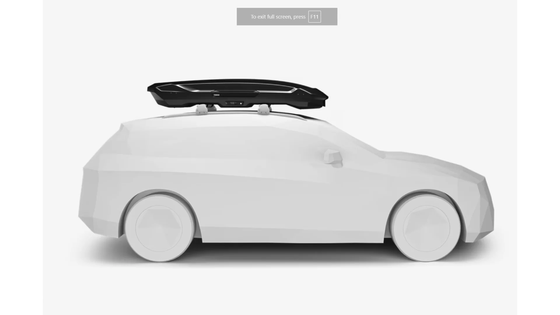 Thule Motion 3 XL Low Gloss Black Roof Box - 639400 - View 3