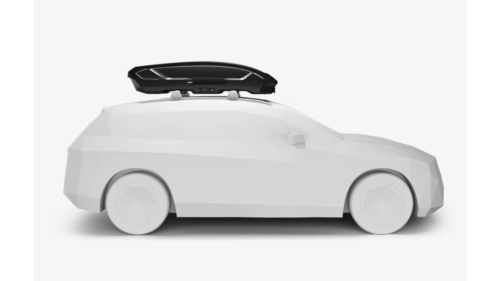 Thule Motion 3 L Gloss Black Roof Box - 639700 - View 2