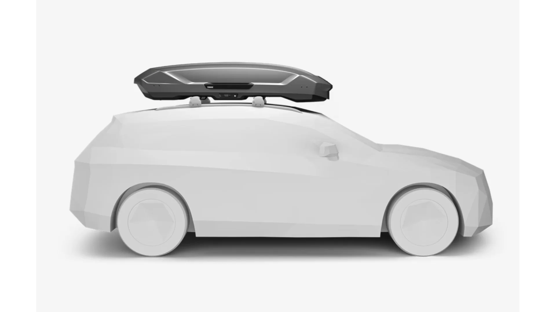 Thule Motion 3 XXL Gloss Titan Roof Box - 639901 - View 3