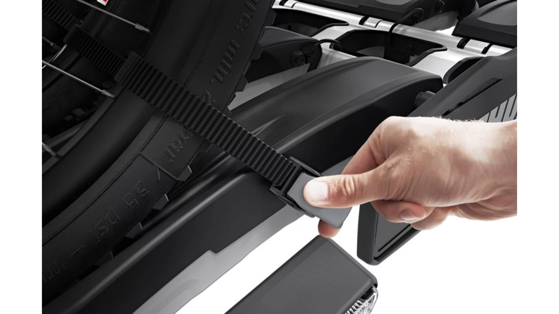 Thule EasyFold XT 3 Bike Tow Ball Mounted Carrier - 934AU - View 7