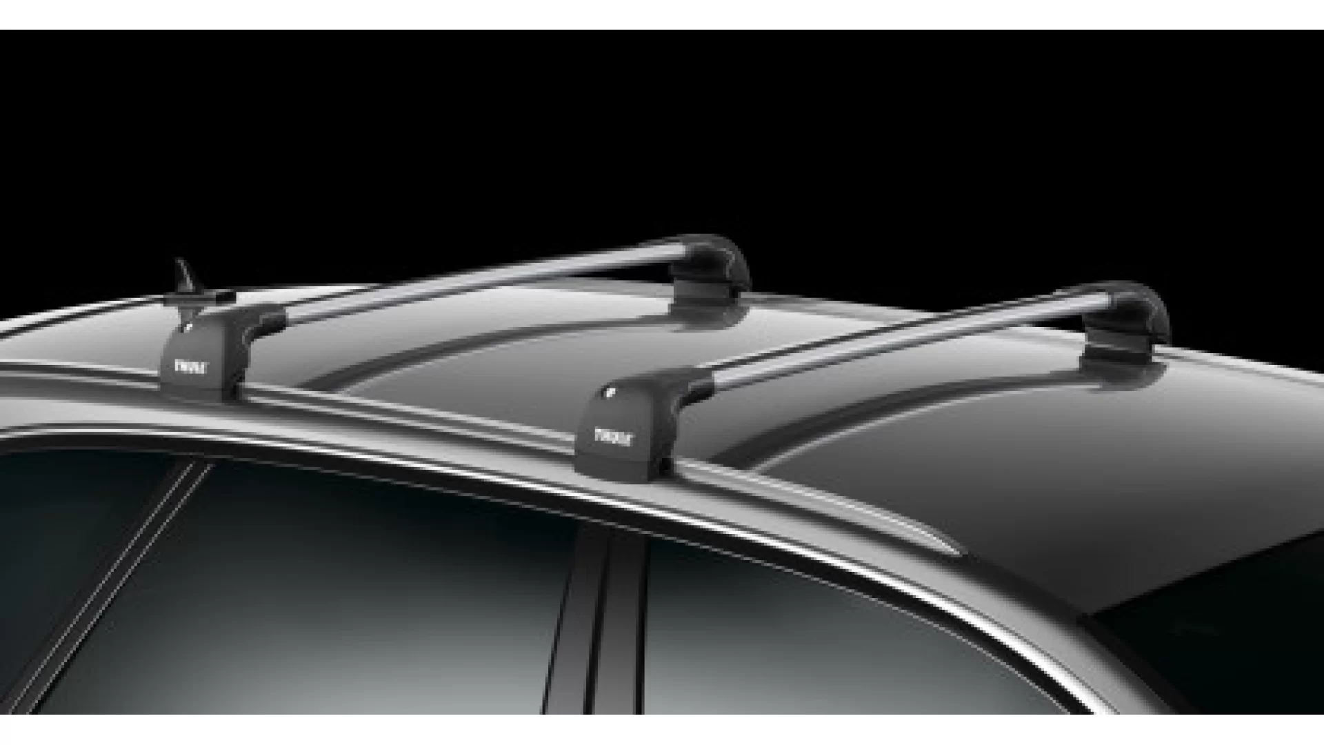Thule Wingbar Edge Fixedpoint / Solid Roof Rails Silver- 959200 - View 3