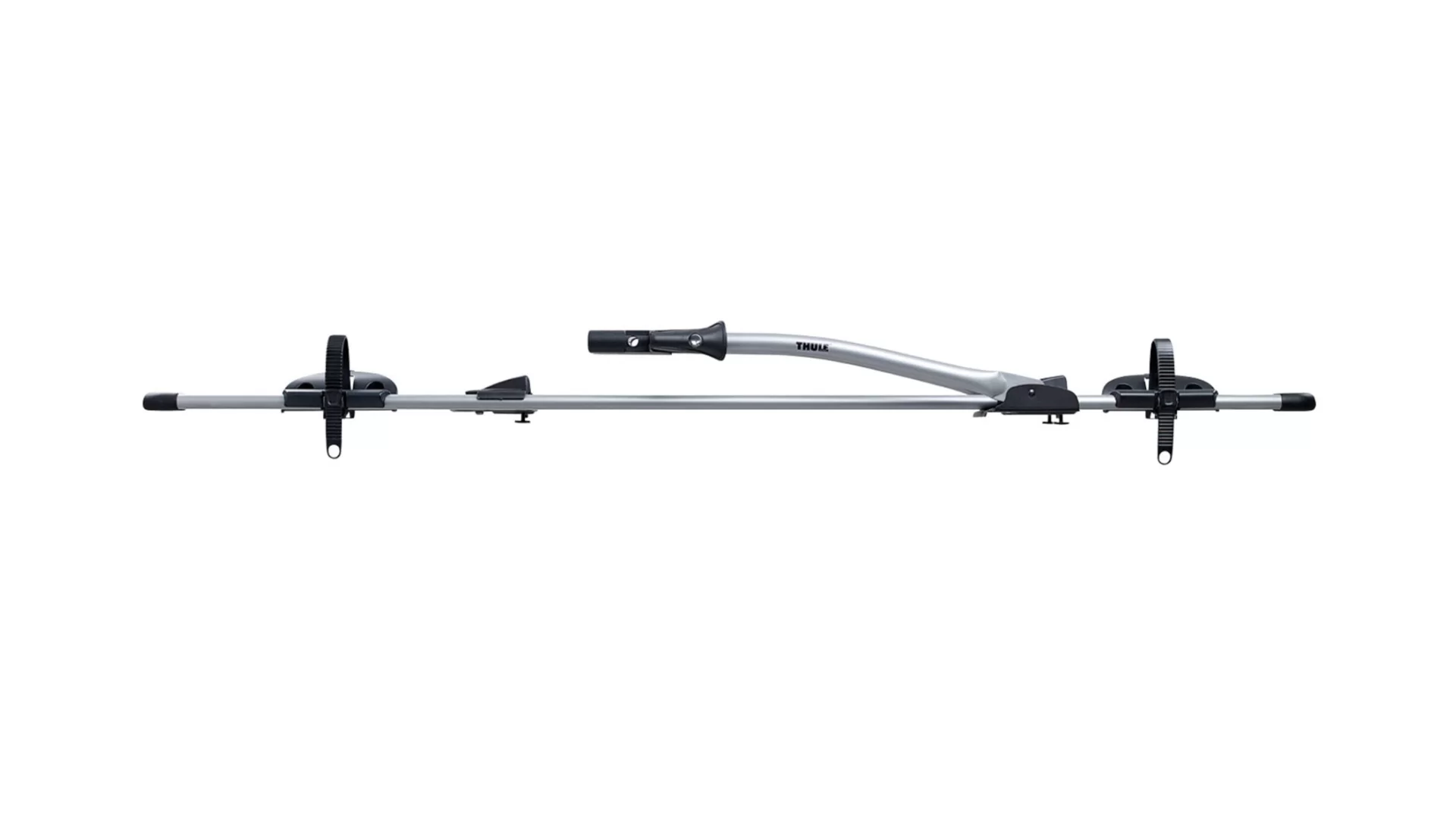 Thule FreeRide 532 silver roof mounted bike carrier x 3 with matching locks (532002) - View 3