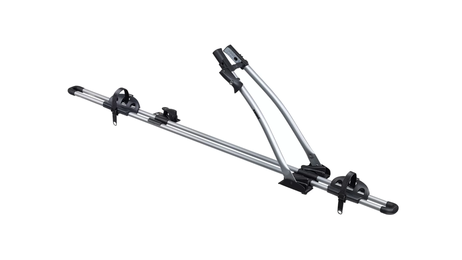 Thule FreeRide 532 silver roof mounted bike carrier x 4 with matching locks (532002) - View 5