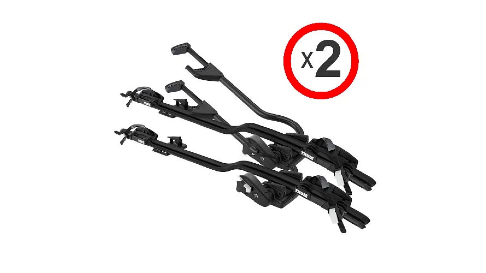 Thule ProRide 598 Black Roof Mounted Bike Carrier x 2 - 598002