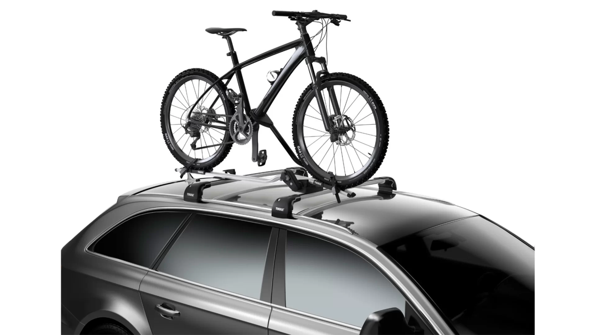 Thule ProRide 598 Silver Roof Mounted Bike Carrier x 4 - 598001 - View 7