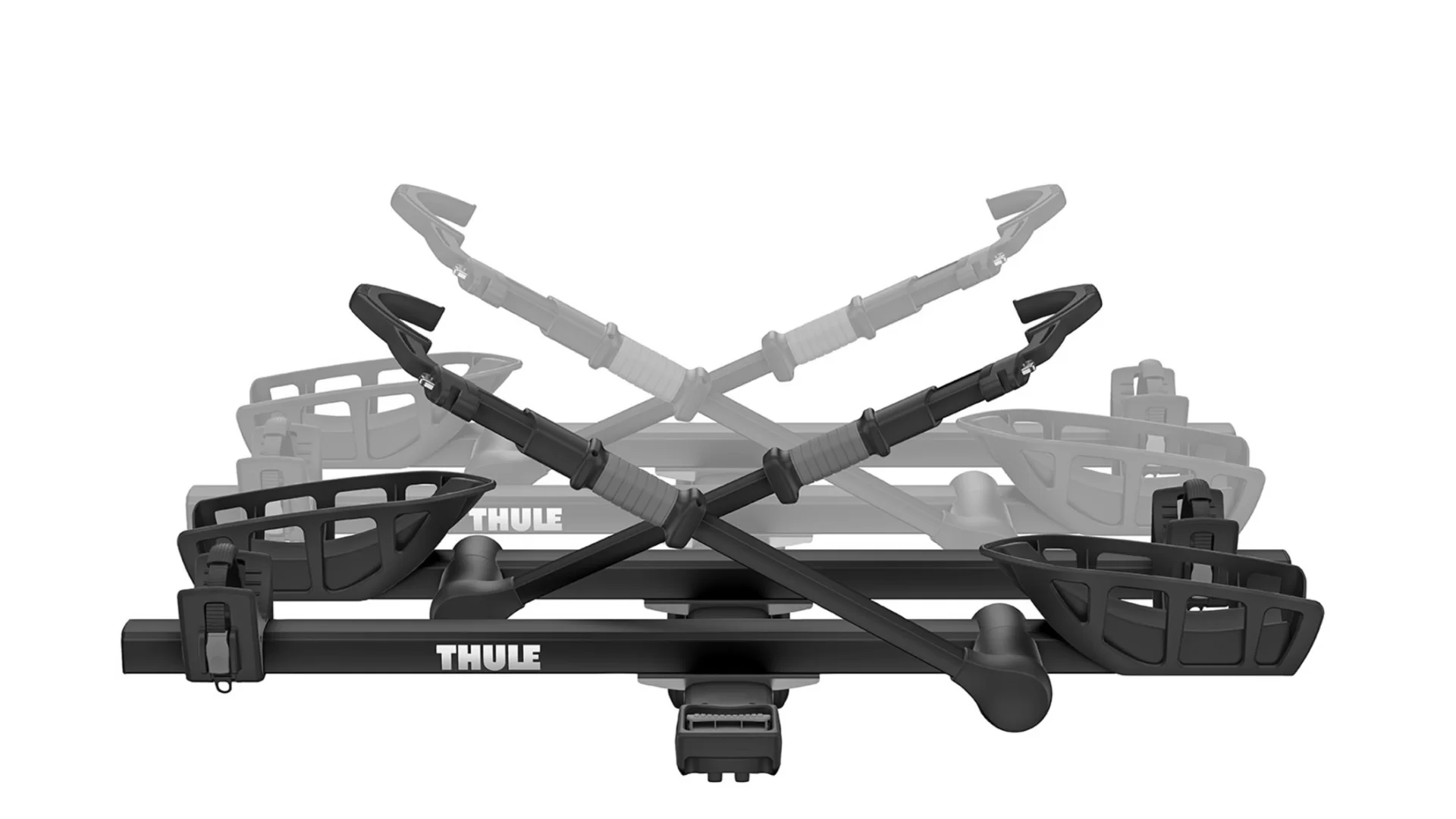Thule T2 Pro XTR Black 2 + 2 9034XTR + 9036XTB 4 bike Carrier Combo - View 2