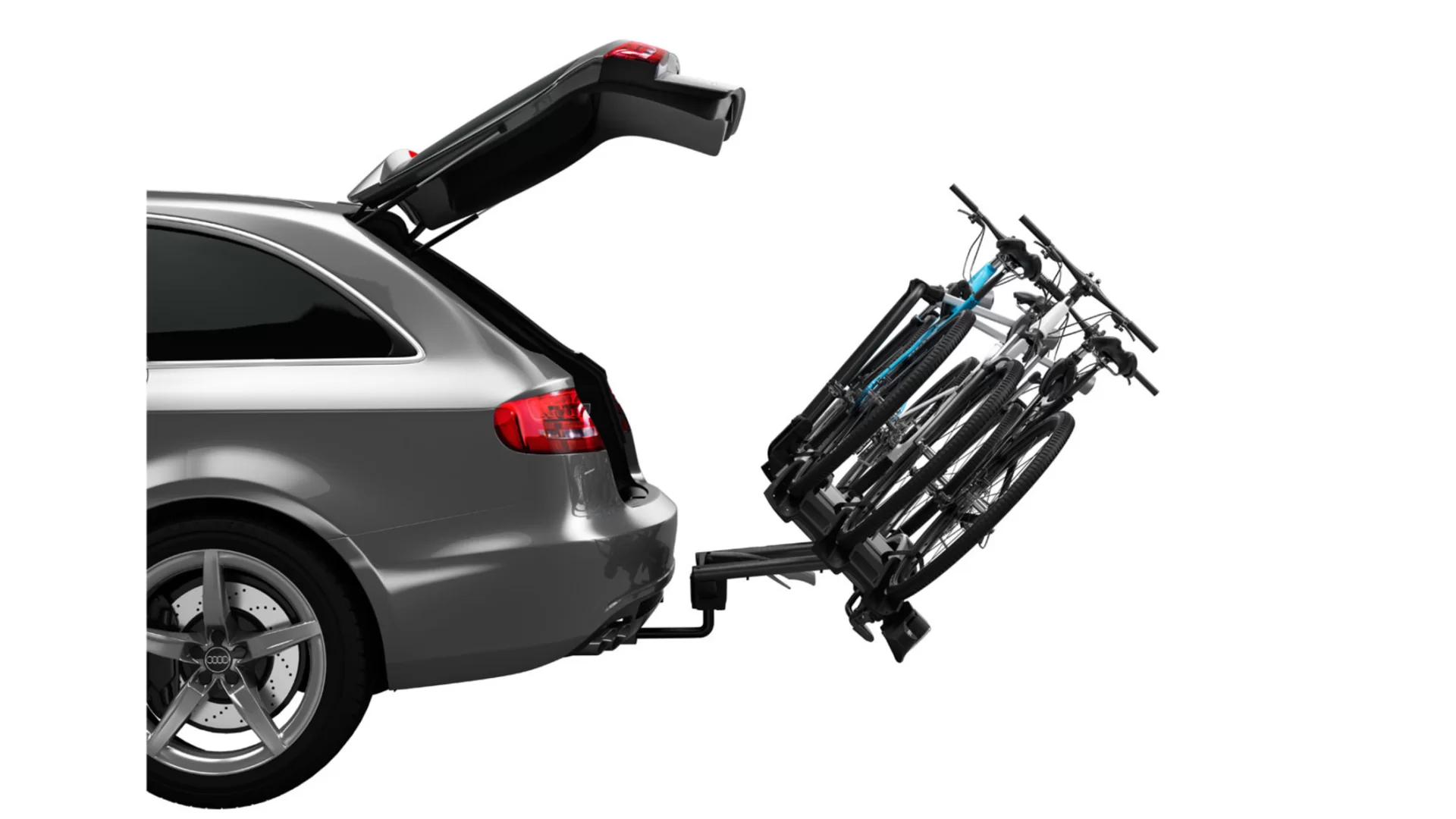 Thule VeloCompact 4 bike tow ball mounted carrier combo (927002 + 926101) - View 7