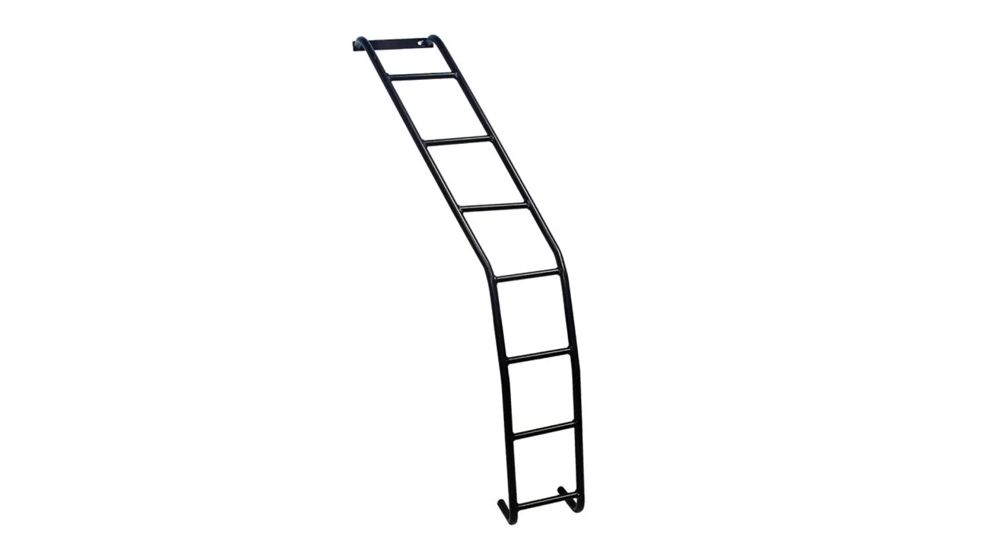 Tracklander Side fixed ladder complete kit suits Toyota 76 series Landcruiser LWB with TLRAL22FT, TLRAL18FT and TLRAL14FT Roof racks - TLRSFLCKIT6