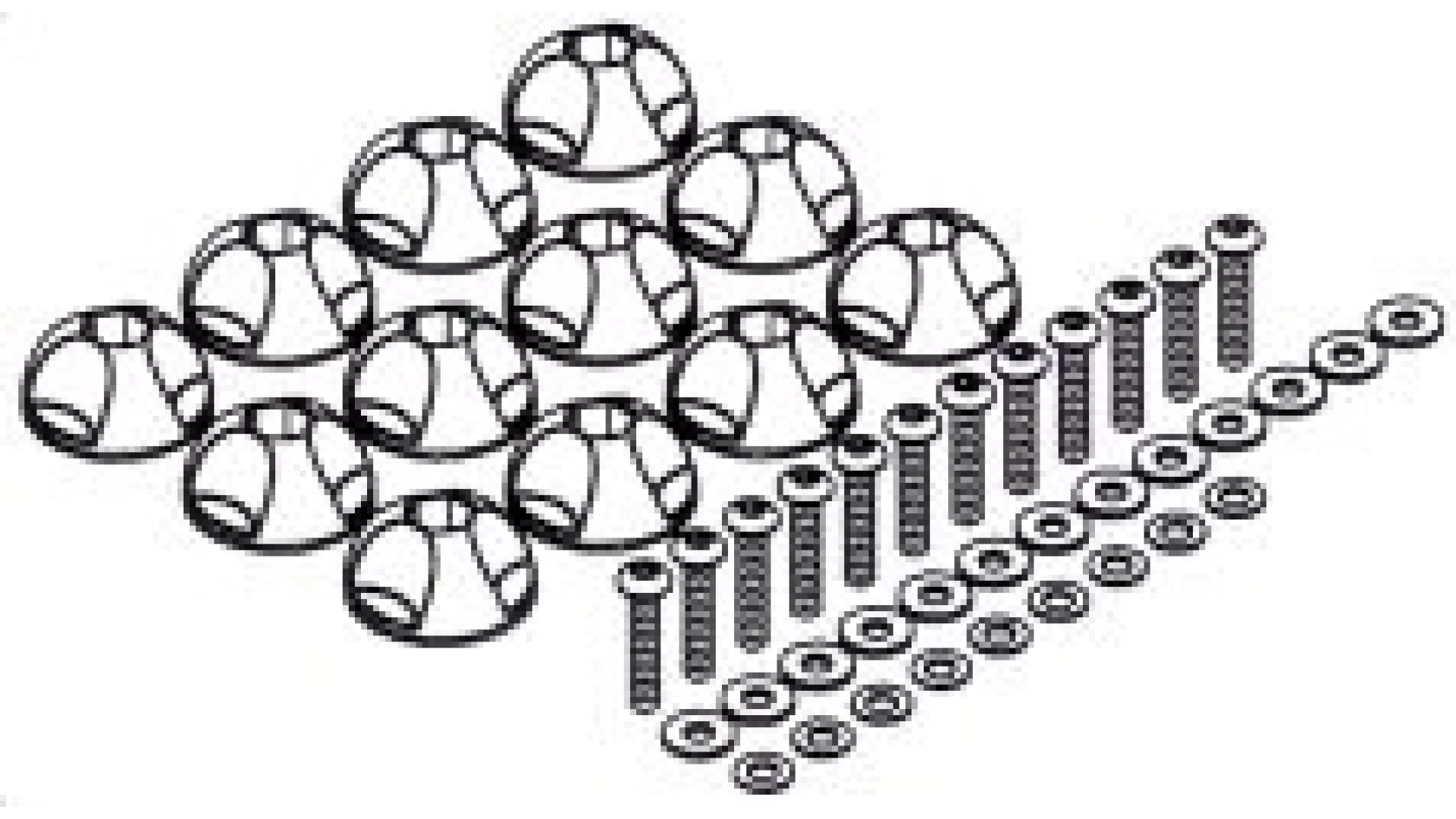 Yakima 60 Tracks Bolt Kit