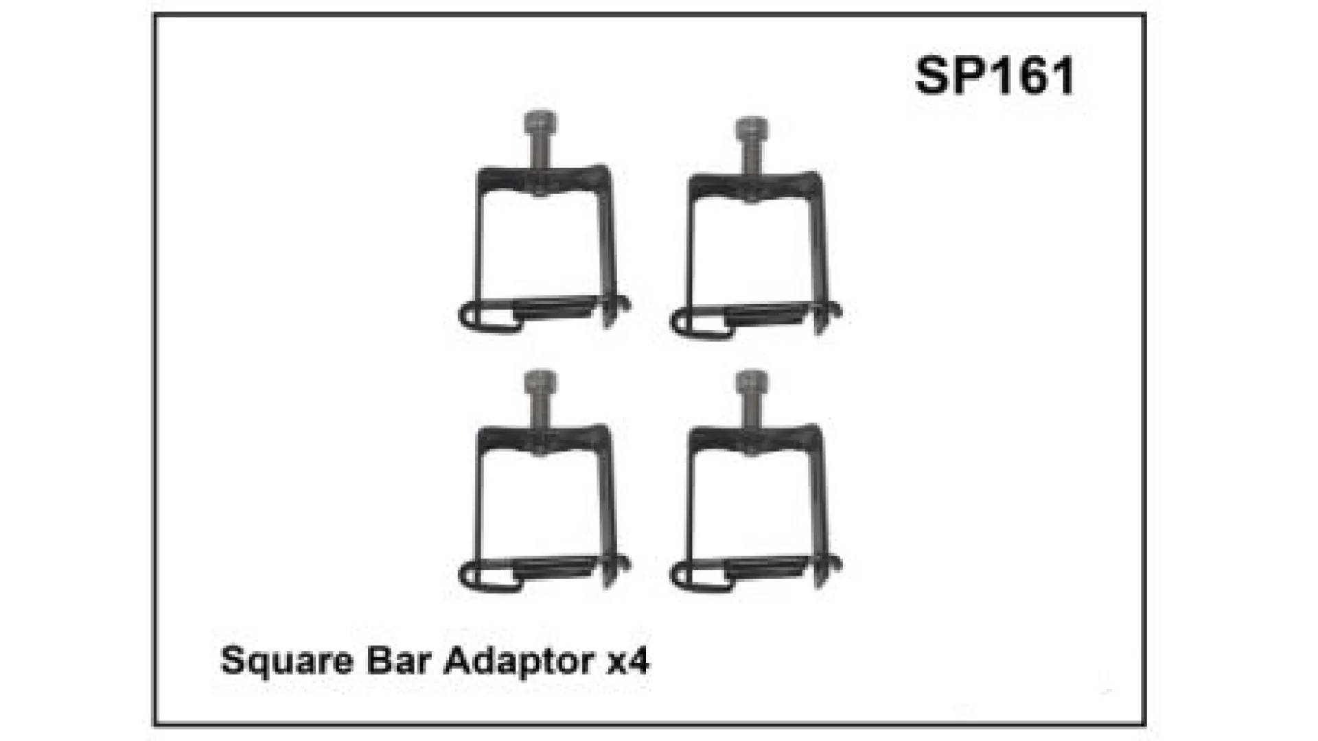 Yakima Square Bar Adaptor x 4 SP161