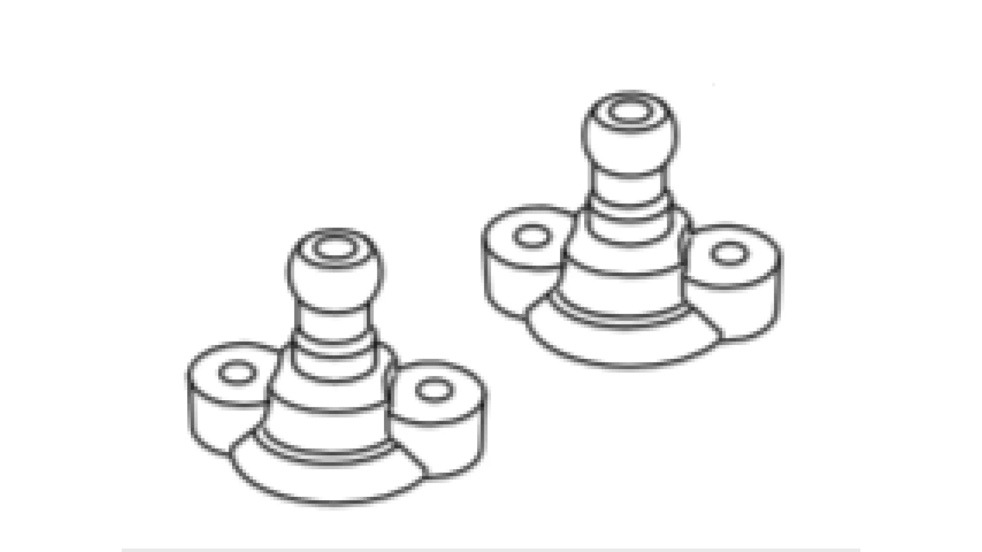 Yakima Replacement EXP360U Lid Lifter Pivot x 2 (SP248)