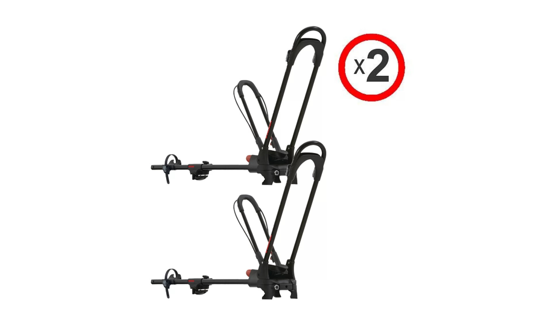 Yakima FrontLoader Black Roof Mounted Bike Carrier x 2 - 8002104