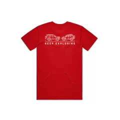 Kaon Prado & FJ Tee [Colour: Red] [Size: M] - KS0406_M