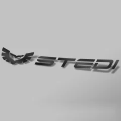 STEDI Banner Sticker 270mm x 40mm (Satin Black)