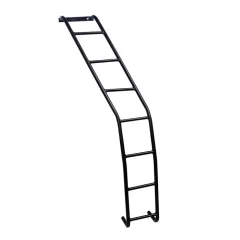 Tracklander Side fixed ladder complete kit suits Toyota 80 series landcruiser LWB with TLRAL22OE, TLRAL18OE and TLRAL14OE Roof racks. - TLRSFLAKIT11