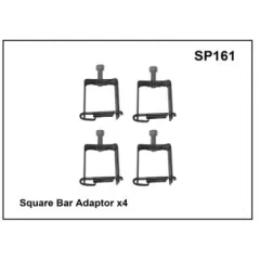 Yakima Square Bar Adaptor x 4 SP161