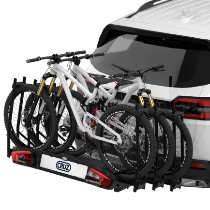 CRUZ Kicker 3 Bike Hitch Mounted Platform Rack Combo (940-584 + 940-590)