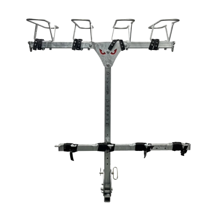 Dirty Possum 4 Vertical Bike Rack Galvanized - 69-DPVR-4GAL