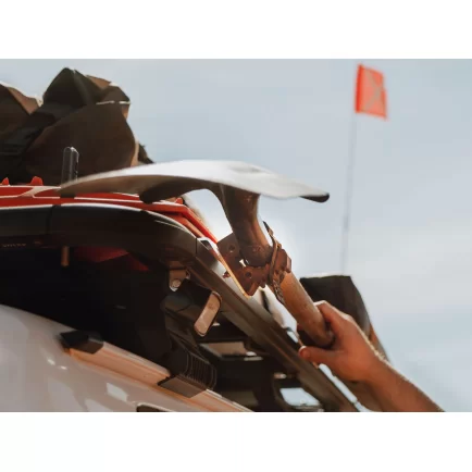 Kaon QuickFist Clamp Shovel Holder with Bracket to suit Rhino-Rack Pioneer Platform - KS0068