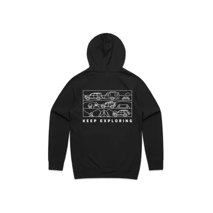 Kaon Outdoor Lifestyle Hoodie [Size: M] [Black] - KS0697_M