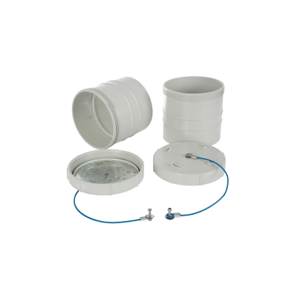 Rhino Rack Conduit End Cap & Sleeve (Pair) BEC150