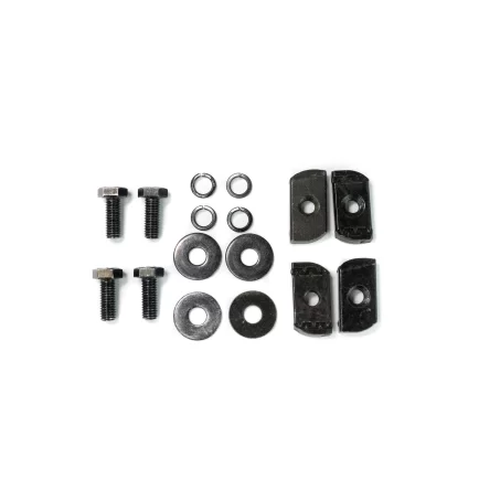 Rhino Rack Black M8 Chanel Nut and 20mm Bolt W/ Washer 4pk