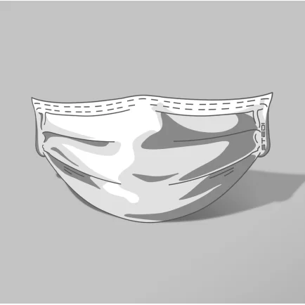 Stedi Type-X 8.5 Inch Mask Sticker STICKER-MASK-7