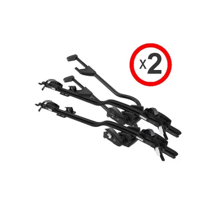 Thule ProRide 598 Black Roof Mounted Bike Carrier x 2 - 598002