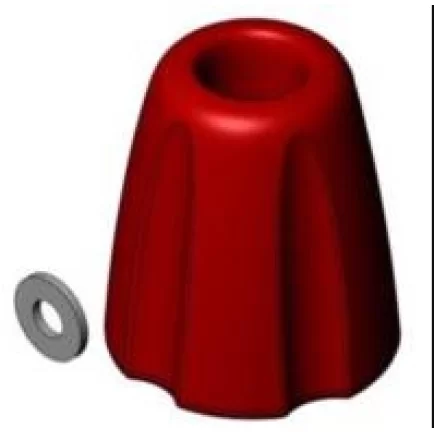 Yakima F-Loader Knob W-Nut, Square Thread