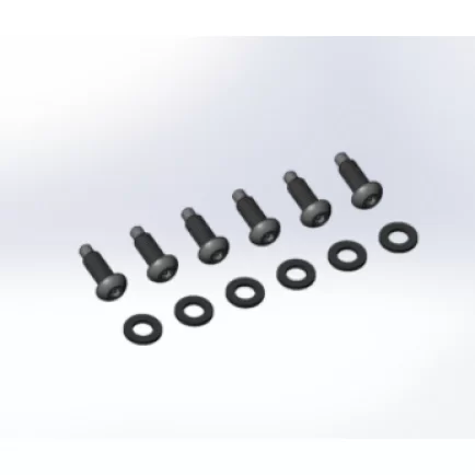 Yakima Rpl Tray & Spine, Hardware BLK